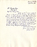 Hunt, George: To Boas. 1911 Apr. 27