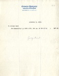 Hunt, George: To Boas. 1919 Nov. 5