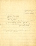 Hunt, George: To Bryan, Ruth W.. 1929 July 14