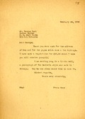 Hunt, George: From Boas. 1933 Feb. 20