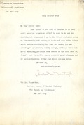 Huntington, Archer M.: To Boas. 1905 Oct. 25