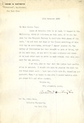 Huntington, Archer M.: To Boas. 1905 Nov. 16