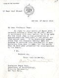 Huntington, Archer M.: To Boas. 1913 Mar. 27