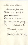 Huntington, Archer M.: To Boas. 1915 May 21