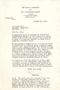 Hurst, Fannie: To Boas. 1935 Oct. 29