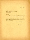 Hyman, George M.: From Boas. 1931 May 11