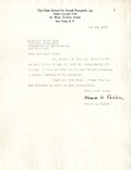 Kallen, Horace M.: To Boas. 1933 May 13