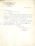 Keen, W.W.: To Boas. 1912 Feb. 9