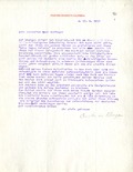 Klenze, Camillo von: To Boas. 1934 May 25