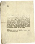 M. ______[,] Vous êtes prié d'honorer de votre présence, jeudi 30 du présent mois d'avril, le rendez-vous de la République des Lettres et des Arts...