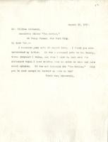 MacDonald, William J.: From Boas. 1918 Aug. 16