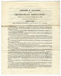 Programme of organization of the Smithsonian Institution. (Presented to the Board of Regents, Dec. 8, 1847.)