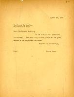 MacIver, Robert M.: From Boas. 1931 Apr. 20