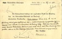 Naetebus: To Germanistic Society. 1920 Nov. 27