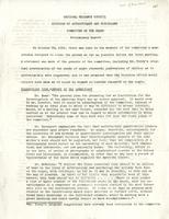 National Research Council - Divison of Anthropology and Psychology: "Committee on the Negro - Preliminary Report." 1929 