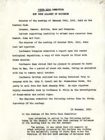 New York Academy of Sciences. Porto Rico Committee: Minutes of Meeting. 1915 Jan. 28