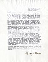 Newman, Stanley S.: To Boas. 1939 Oct. 14