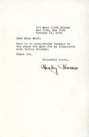 Newman, Stanley S.: To Boas. 1939 Oct. 14