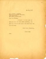 Newman, Stanley S.: From Boas. 1937 May 18