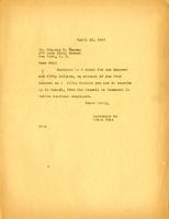 Newman, Stanley S.: From Boas. 1940 Apr. 12