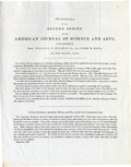 Prospectus of the second series of the American journal of science and arts