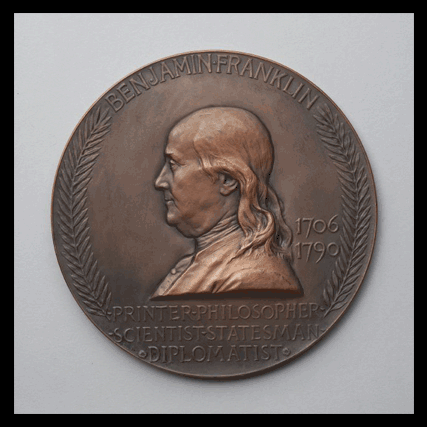 4. Medal Commemorating Bicentennial of Benjamin Franklin's Birth.