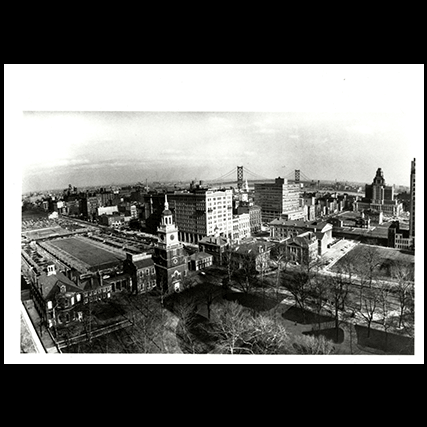 9. Since its opening, Library Hall has continued to be an integral part of the Independence Hall historical complex, as seen in this photograph.