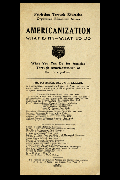 Americanization Pamphlet
