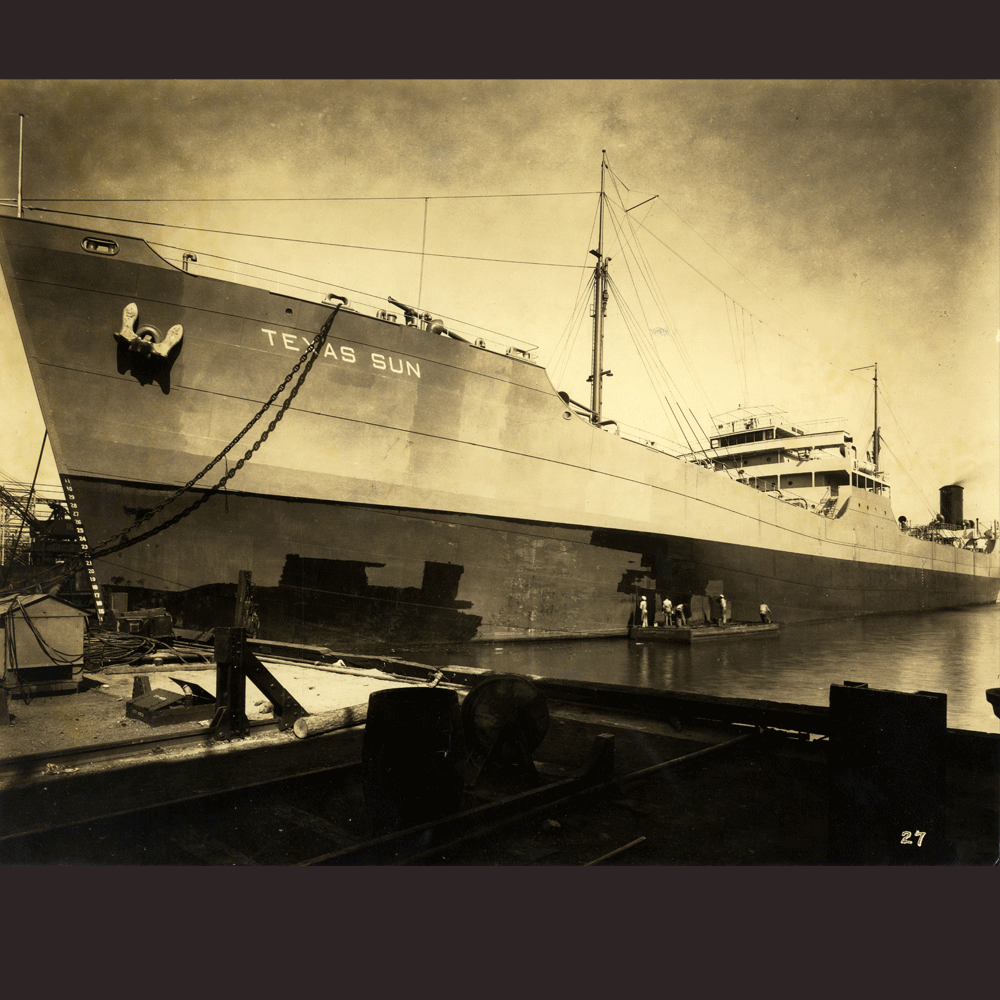 3. Having given the device a trial run on the family yacht, Chance was given the opportunity to test it on a much larger vessel, a 20,000-ton cargo ship named the Texas Sun.